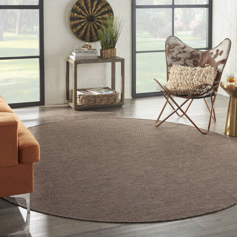 Nourison Positano Blue Round 80 X 80 Area Rug 805-142386 Image 3