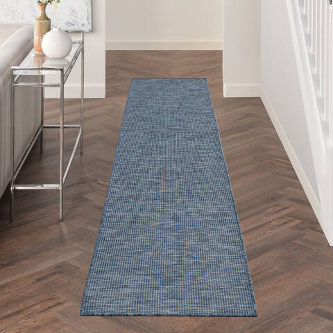 Nourison Positano Blue Runner 22 X 100 Area Rug 805-142387 Image 3