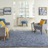 Nourison Positano Blue 60 X 90 Area Rug  805-142393 Thumb 3