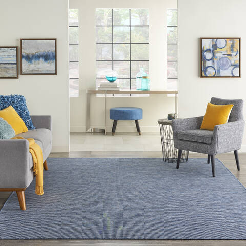 Nourison Positano Blue 80 X 100 Area Rug 805-142395 Image 3