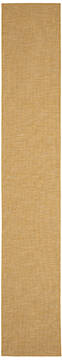 Nourison Positano Yellow Runner 10 to 12 ft Polypropylene Carpet 142407