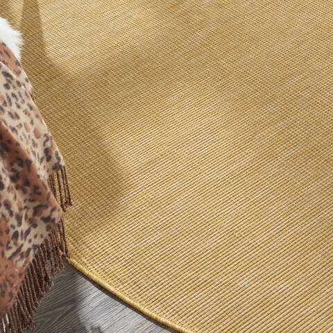 Nourison Positano Yellow Round 60 X 60 Area Rug 805-142412 Image 4