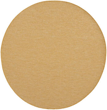 Nourison Positano Yellow Round 6'0" X 6'0" Area Rug  805-142412