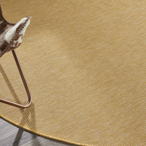 Nourison Positano Yellow Round 80 X 80 Area Rug 805-142416 Image 4