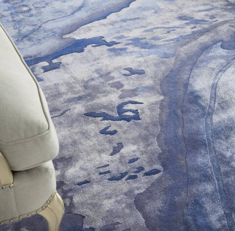 Nourison Prismatic Blue 86 X 116 Area Rug 805-142421 Image 4
