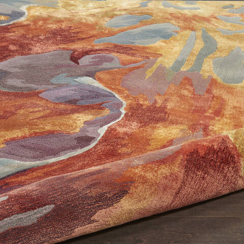 Nourison Prismatic Multicolor 120 X 150 Area Rug 805-142423 Image 2
