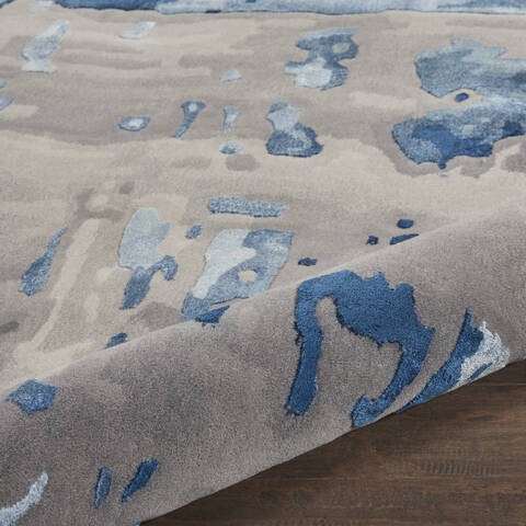 Nourison Prismatic Blue 120 X 150 Area Rug 805-142425 Image 2