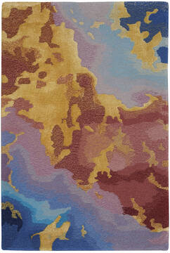 Nourison Prismatic Multicolor Rectangle 2x3 ft Lucxelle Carpet 142428
