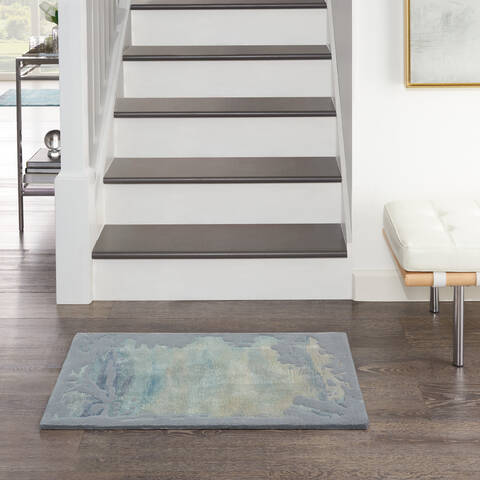 Nourison Prismatic Blue 20 X 30 Area Rug 805-142435 Image 3