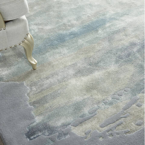 Nourison Prismatic Blue 86 X 116 Area Rug 805-142439 Image 4