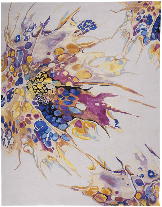 Nourison Prismatic Grey 79 X 99 Area Rug 805-142441 Image 0
