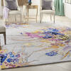 Nourison Prismatic Grey 79 X 99 Area Rug 805-142441 Thumb 3