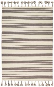 Nourison Rio Vista Beige Rectangle 5x8 ft Wool Carpet 142449