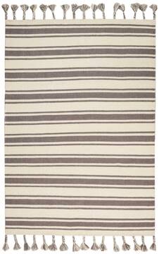 Nourison Rio Vista Beige Rectangle 5x8 ft Wool Carpet 142449