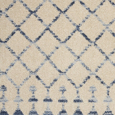 Nourison Royal Moroccan Beige Runner 23 X 120 Area Rug 805-142474 Image 4