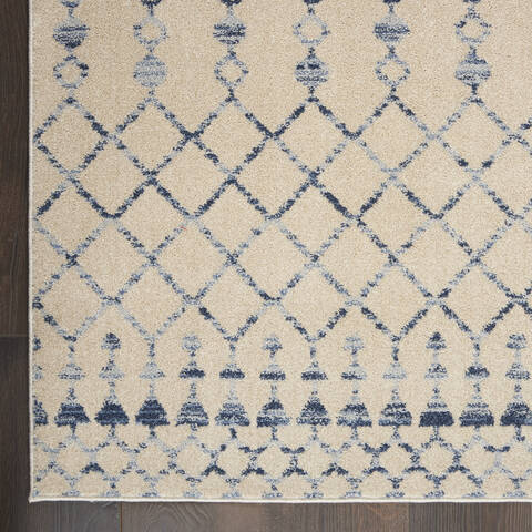Nourison Royal Moroccan Beige 53 X 73 Area Rug 805-142475 Image 1
