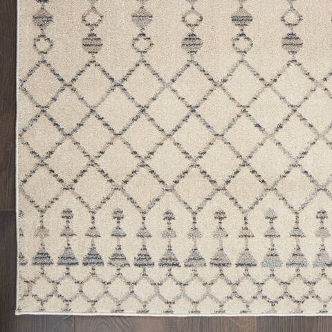 Nourison Royal Moroccan Beige 53 X 73 Area Rug 805-142479 Image 1
