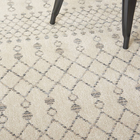 Nourison Royal Moroccan Beige 53 X 73 Area Rug 805-142479 Image 4