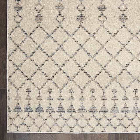 Nourison Royal Moroccan Beige 86 X 120 Area Rug 805-142480 Image 1