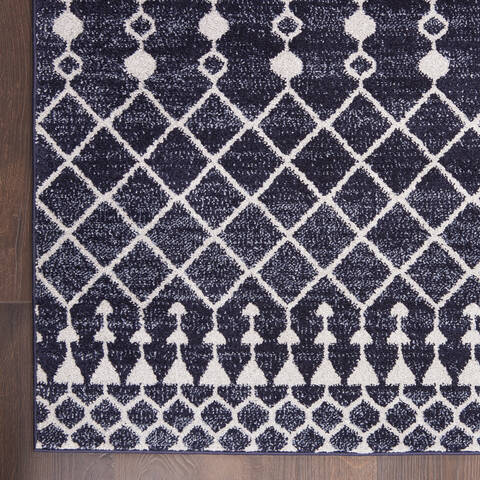 Nourison Royal Moroccan Blue 86 X 120 Area Rug 805-142484 Image 1