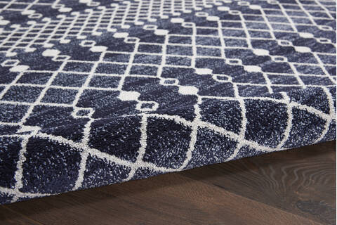 Nourison Royal Moroccan Blue 86 X 120 Area Rug 805-142484 Image 2