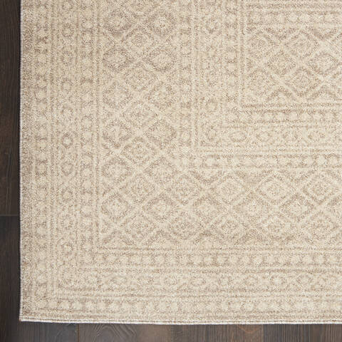 Nourison Royal Moroccan Beige 53 X 73 Area Rug 805-142487 Image 1