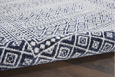 Nourison Royal Moroccan Blue Runner 23 X 100 Area Rug 805-142489 Image 2