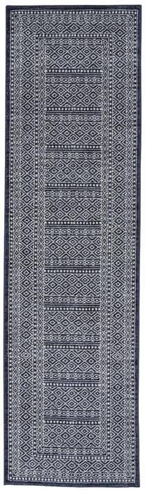 Nourison Royal Moroccan Blue Runner 23 X 100 Area Rug 805-142489 Image 0