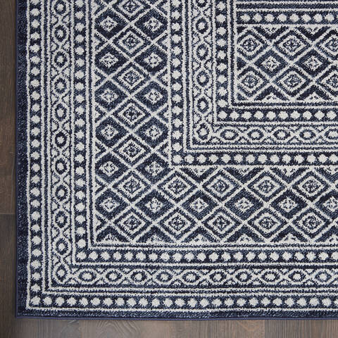 Nourison Royal Moroccan Blue Runner 23 X 120 Area Rug 805-142490 Image 1