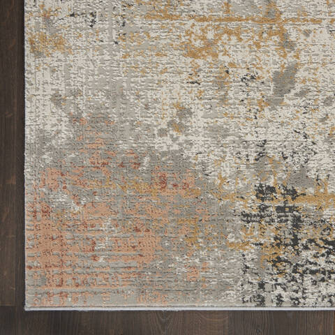 Nourison Rustic Textures Grey 53 X 73 Area Rug 805-142504 Image 1