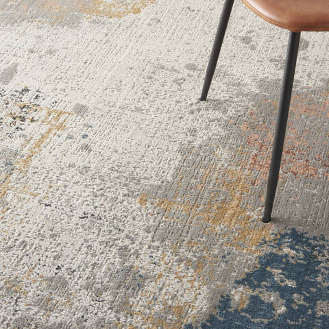 Nourison Rustic Textures Grey 53 X 73 Area Rug 805-142504 Image 4