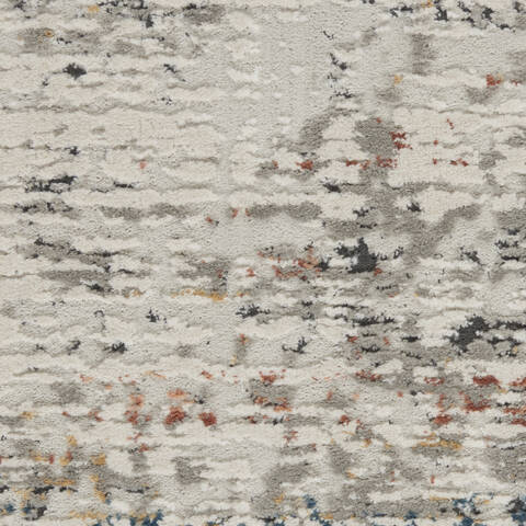 Nourison Rustic Textures Grey Runner 22 X 76 Area Rug 805-142507 Image 4