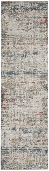 Nourison Rustic Textures Grey Runner 22 X 76 Area Rug 805-142507 Image 0