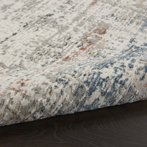 Nourison Rustic Textures Grey 93 X 129 Area Rug 805-142511 Image 2