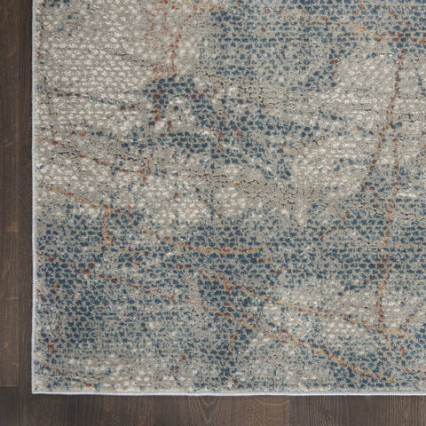 Nourison Rustic Textures Grey Runner 22 X 76 Area Rug 805-142512 Image 1