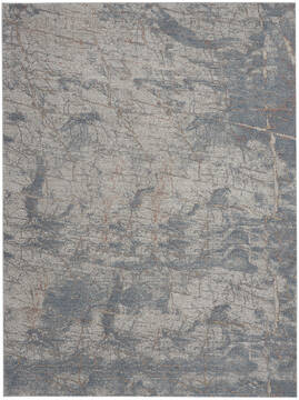 Nourison Rustic Textures Grey Rectangle 8x10 ft Polypropylene Carpet 142515