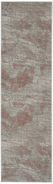 Nourison Rustic Textures Grey Runner 6 to 9 ft Polypropylene Carpet 142517