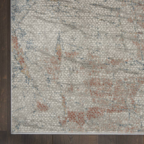 Nourison Rustic Textures Grey 53 X 73 Area Rug 805-142519 Image 1