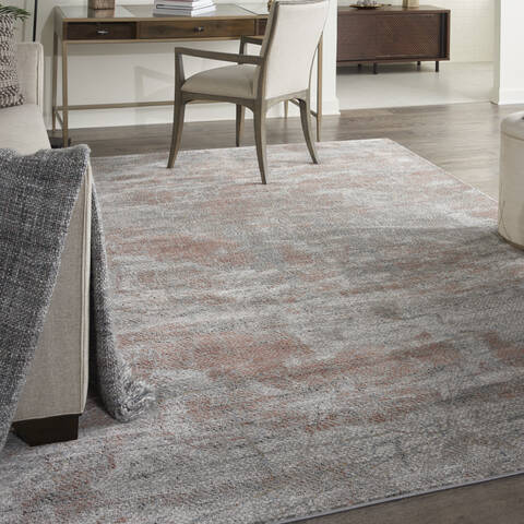 Nourison Rustic Textures Grey 710 X 106 Area Rug 805-142520 Image 3