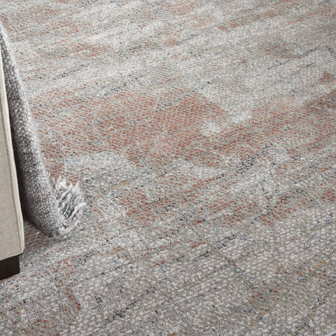 Nourison Rustic Textures Grey 710 X 106 Area Rug 805-142520 Image 4