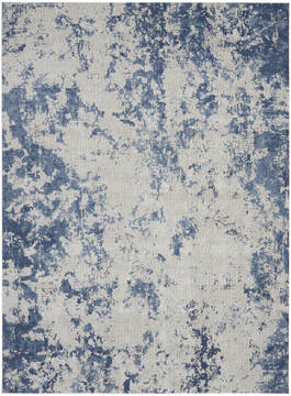 Nourison Rustic Textures Grey Rectangle 9x13 ft Polypropylene Carpet 142526
