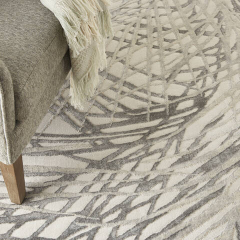 Nourison Rustic Textures Beige 53 X 73 Area Rug 805-142528 Image 4