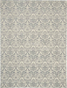 Nourison Sahara Beige Rectangle 9x13 ft Polyester Carpet 142533