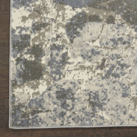 Nourison Sahara Blue 710 X 106 Area Rug 805-142555 Image 1
