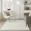 Nourison Shangri-La White 50 X 70 Area Rug  805-142562 Thumb 3