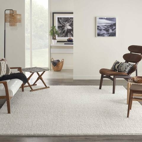 Nourison Shangri-La Beige 80 X 100 Area Rug 805-142563 Image 3