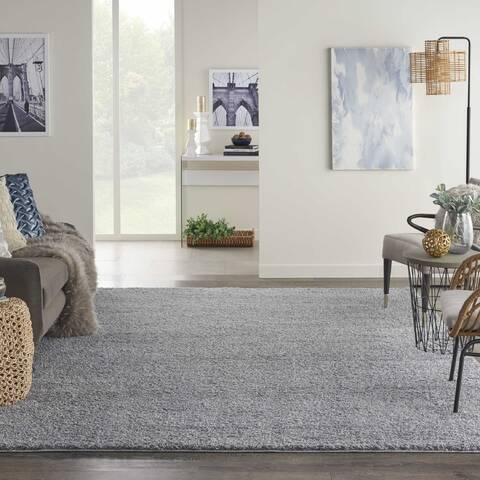 Nourison Shangri-La Grey 80 X 100 Area Rug 805-142565 Image 3