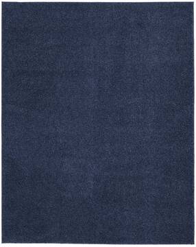 Nourison Shangri-La Blue Rectangle 8x10 ft Polypropylene Carpet 142567