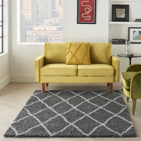 Nourison Shangri-La Grey 50 X 70 Area Rug 805-142568 Image 3