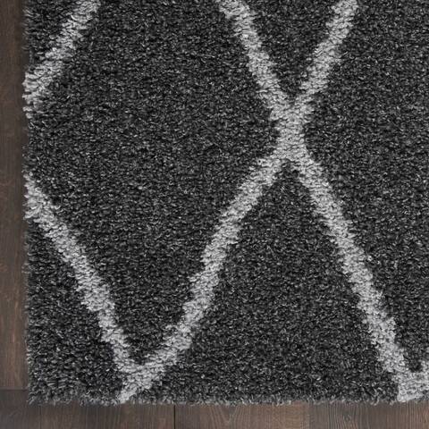 Nourison Shangri-La Grey 80 X 100 Area Rug 805-142569 Image 1